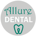 allure dental logo contained