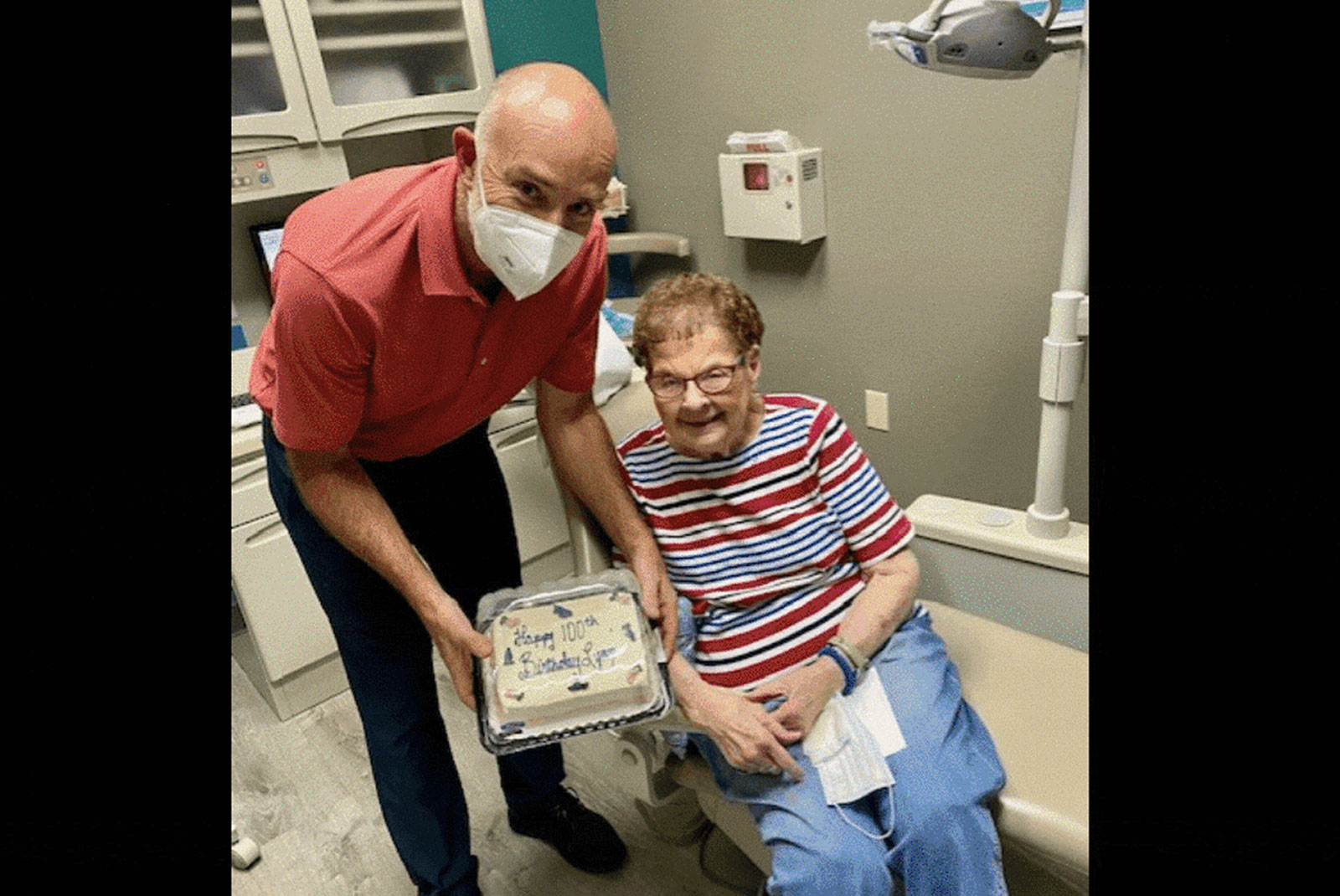 dental patient on birthday dr burke