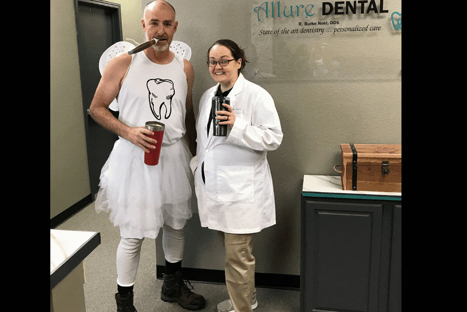 dr burke as tooth fairy