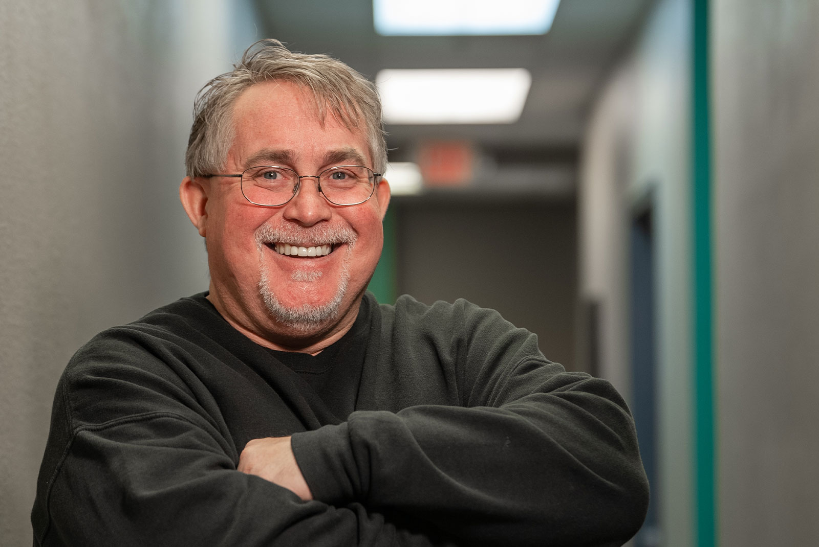john smiles after procedure