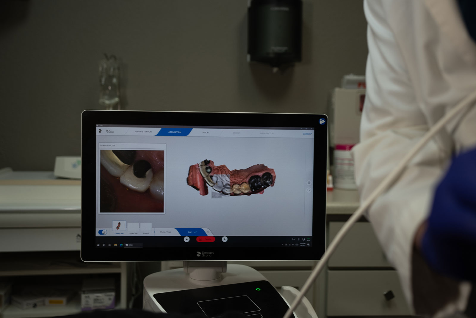 dsd being shown on screen