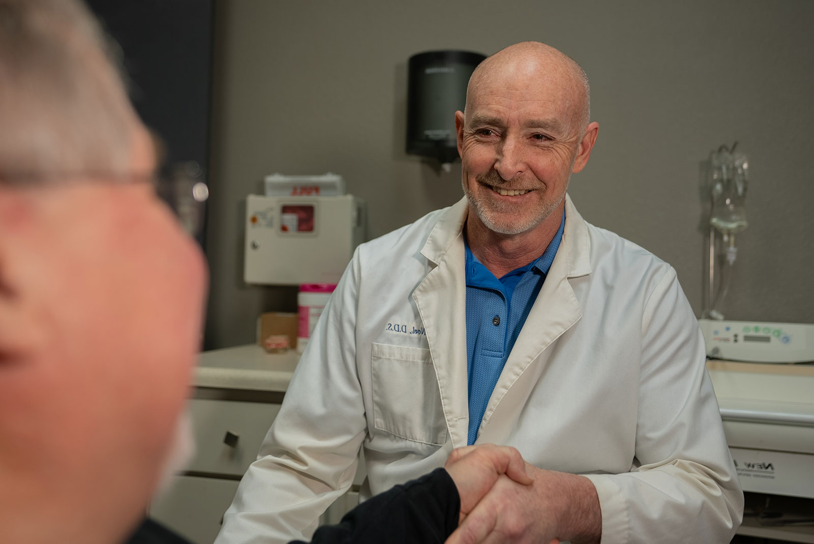 dr burke with john talking treatment